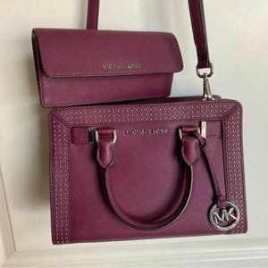 Michael Kors Dillon Micro Stud Purse and Wallet Set